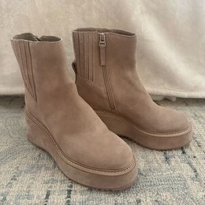 Dolce Vita Hilde Taupe Suede Boots